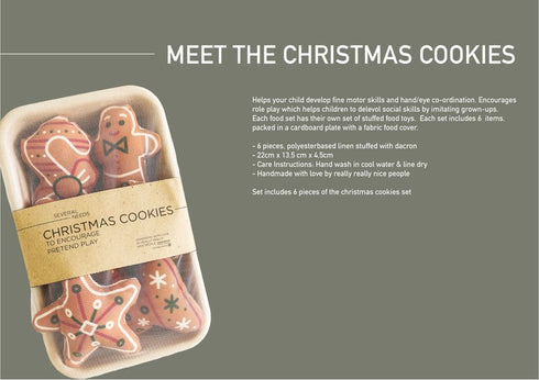 Playfood Christmas Cookies